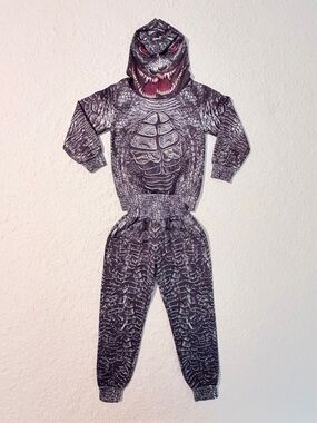 Unisex Kids Size 110 (4T) Godzilla Monster 3D All Over Print Hoodie And Pants